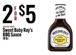 Jons International Sweet Baby Ray's BBQ Sauce offer