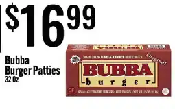 Jons International Bubba Burger Patties offer