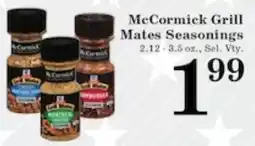 Harvest Foods McCormick Grill Mates Seasonings offer