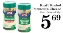 Harvest Foods Kraft grated parmesan cheese offer