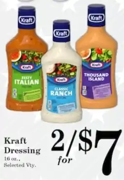 Harvest Foods Kraft Dressing offer