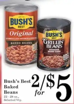 Harvest Foods Bush's Best Baked Beans offer