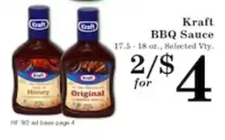 Harvest Foods Kraft BBQ Sauce offer
