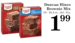 Harvest Foods Duncan Hines brownie mix offer
