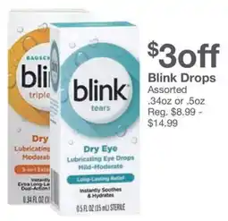 Kinney Drugs Blink Blink Drops offer