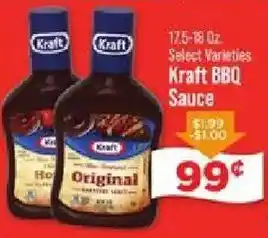 IGA Kraft BBQ Sauce offer