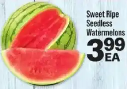 IGA Sweet Ripe Seedless Watermelons offer