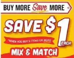 IGA Mix & Match offer