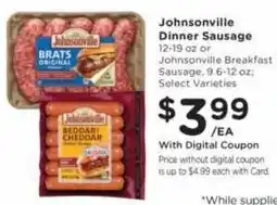 Ralphs Johnsonville sausage offer