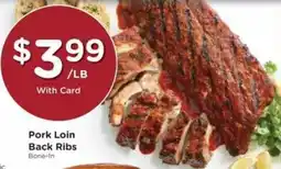 Ralphs Pork Loin Back Ribs offer