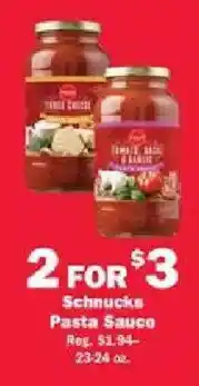 Schnucks Schnucks Pasta Sauce offer