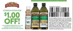 Jons International Pompeian olive oil offer
