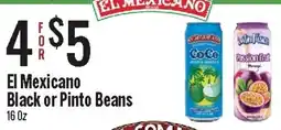 Jons International El Mexicano Black or Pinto Beans offer