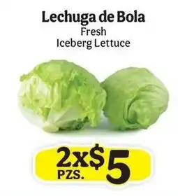 La Michoacana Fresh Iceberg Lettuce offer