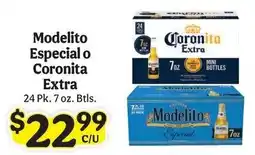 La Michoacana Modelito Especial or Coronita Extra offer