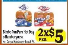 La Michoacana Bimbo Pan Para Hot Dog o Hamburguesa offer
