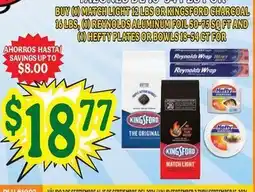 La Michoacana Kingsford Match Light or Kingsford Charcoal offer