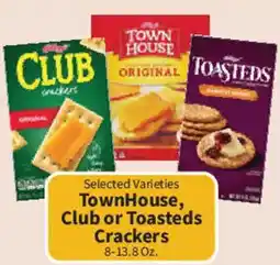 Food City Townhouse, Club or Toasteds Crackers offer