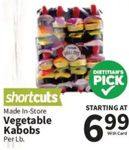 Food City Shortcuts Vegetable Kabobs offer