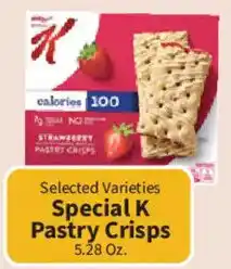 Food City Special K Pastry Crisps offer