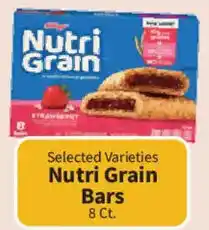 Food City Nutri Grain Bars offer
