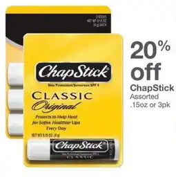 Kinney Drugs ChapStick Classic Original offer