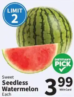 Food City Sweet Seedless Watermelon offer