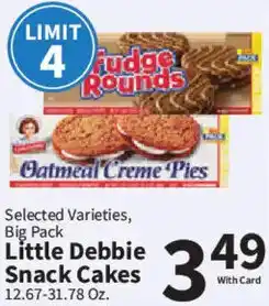 Food City Little Debbie Snack Cakes offer