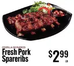 Jons International Fresh Pork Spareribs offer
