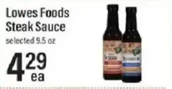 Lowes Foods Lowes Foods Steak Sauce offer