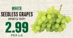 Lowes Foods White seedless grapes offer