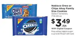 Ralphs Nabisco Oreo or Chips Ahoy Family Size Cookies offer