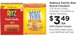 Ralphs Nabisco family size snack crackers offer