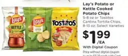 Ralphs Lay's Potato or Kettle Cooked Potato Chips offer