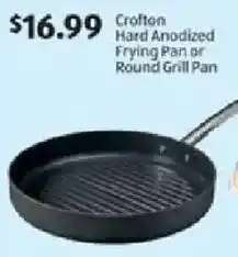 Aldi Crofton Hard Anodized Frying Pan or Round Grill Pan offer