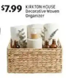 Aldi Kirkton House Decorative Woven Organizer offer