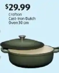 Aldi Crofton cast-iron dutch oven offer