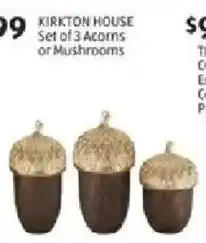 Aldi Kirkton House Acorns or Mushrooms offer