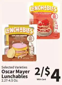 Food City Oscar Mayer Lunchables offer