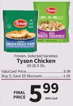 Food City Tyson Chicken offer