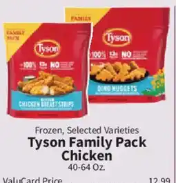 Food City Tyson Family Pack Chicken offer