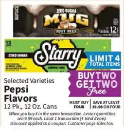 Food City Starry Pepsi Flavors offer