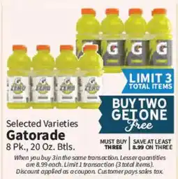 Food City Gatorade offer