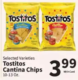 Food City Tostitos Cantina Chips offer