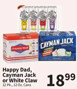 Food City Happy Dad, Cayman Jack or White Claw offer