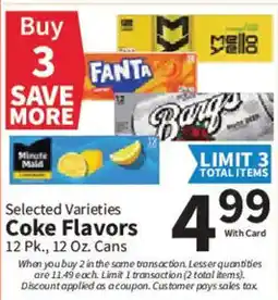 Food City Coke Flavors offer