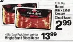 IGA Hormel black label smoked sliced bacon offer