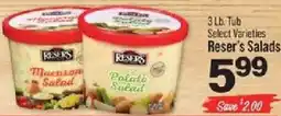 IGA Reser's Salads offer