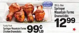 IGA Springer mountain farms chicken drumsticks offer