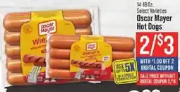 IGA Oscar Mayer Hot Dogs offer